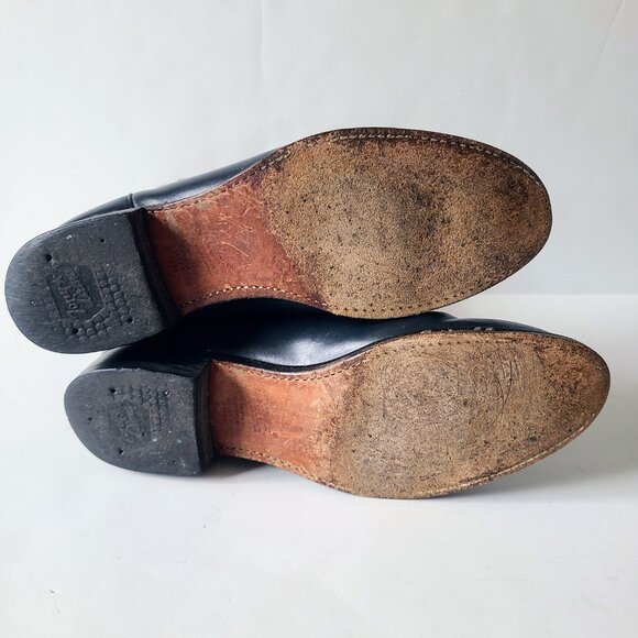 Tony Lama Dark Teal Blue Western Cowboy Boots Size 9.5 - Picture 7 of 12